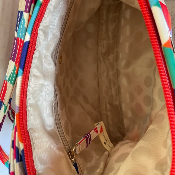 Kate Spade Geomatrix Multicolored Nylon Crossbody - Picture 3 of 5